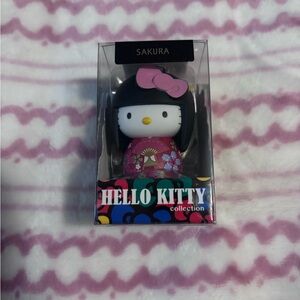 Hello Kitty Sakura Collection wooden figure